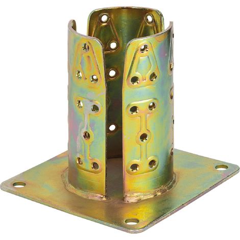 SUPPORTO PER PILASTRI TONDI ART.922 Ø mm 122 - base 150 x 150- 4 pezzi  - ALDEGHI LUIGI