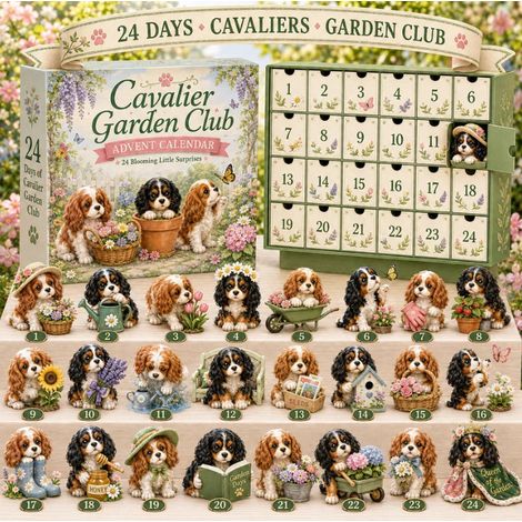 Snoopy Figure Advent Calendar - Christmas Surprise Blind Box - Garden Club - 3D