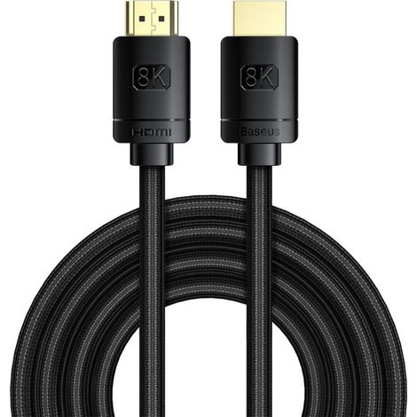 HDMI-Kabel 2.1 8K 60 Hz eARC QMS Dynamic HDR VRR allm 3m schwarz (1/5)