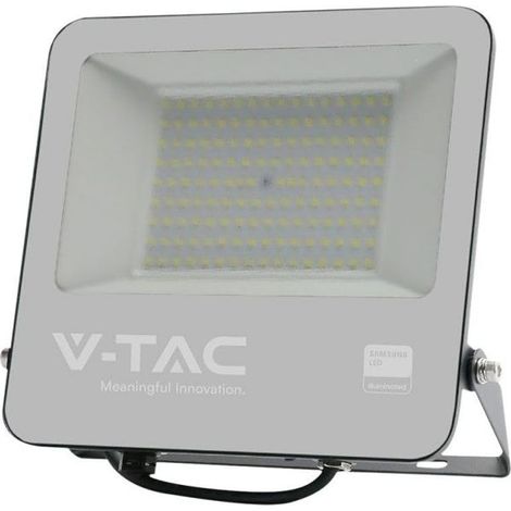SAMSUNG CHIP LED V-TAC PRO Faro LED SMD 100W Colore Nero 4000K IP65 11480LM - SKU 8846 VT-44101