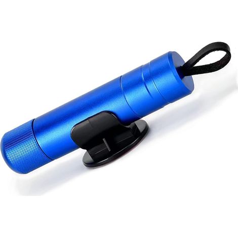Martello di sicurezza per auto, rompivetro e taglia cinture di sicurezza, strumento per uscita di emergenza (blu) - AquaForge (1/5)