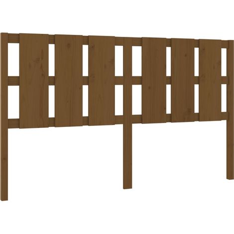 Maison Exclusive - Cabecero de cama madera maciza pino marrón mie
