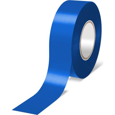 Ruban isolant électrique DEDRA en PVC 19 mm x 33 m - Bleu