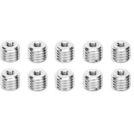 10 inserts filetés, outil de réparation, écrou réducteur mâle/femelle, visserie en acier inoxydable