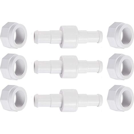 Tuyau pivotant D20 avec écrou de tuyau D15 compatible avec Zodiac Polaris 280, 380, 180 - Pièces de rechange pour nettoy de piscine (1/5)
