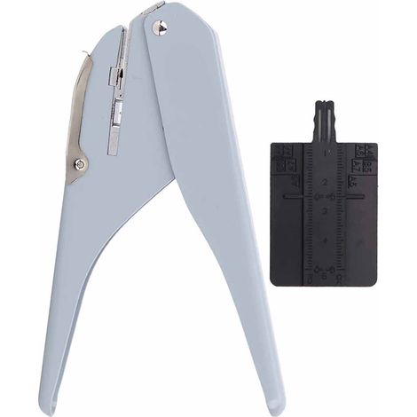 Perforatrice champignon pour feuilles mobiles, fournitures de bureau et scolaires (gris) (1/2)