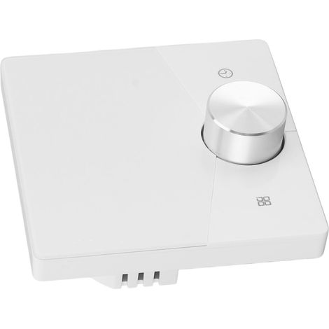 Thermostat intelligent WiFi numérique avec bouton de commande, écran couleur, programmable et précis pour le chauffage domestique AC95 240V ACDC24V Blanc