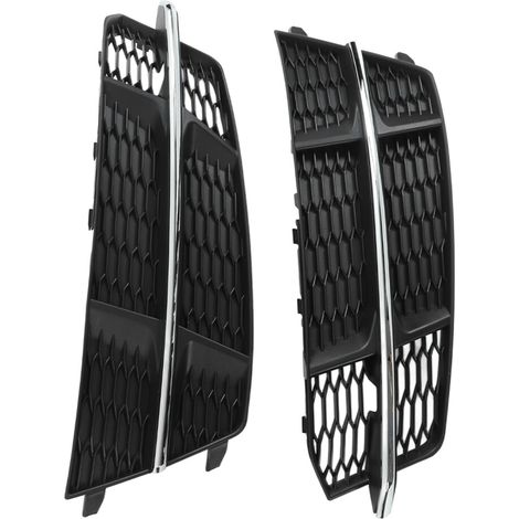 Cubierta de la rejilla del faro antiniebla del parachoques delantero para Audi A6 y C7, fabricada en plástico ABS.