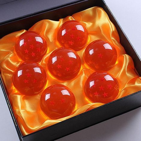 Lot de 7 boules de cristal Dragon Ball, boules de cristal translucides multifonctions de sécurité, accessoire Anime (1/5)