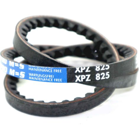 Courroie type trapézoïdale crantée XPZ825