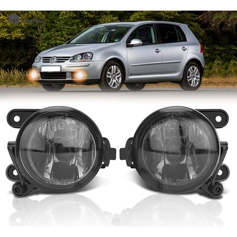 Feux anti-brouillard compatibles avec Golf V 5 (1K1/1K5) 11/2004-06/2009, 1K0941699C 1K0941700C, Feu Phares Antibrouillard (Fumée) (1/5)