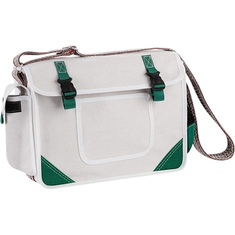 Sac à outils robuste pour électricien avec plusieurs compartiments et bandoulière renforcée pour chantiers de travail en plein air (1/5)