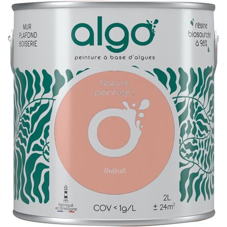 Pintura ecológica 2 L Rosa Bréhat - Algo