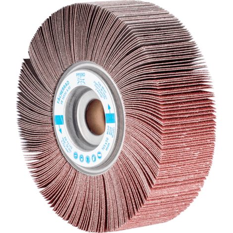 PFERD TOOLS Lamellenschleifrad FR Ø 165x50mm Bohrung Ø 25,4 mm A80 für universelle Anwendung 2 Stk (1/4)