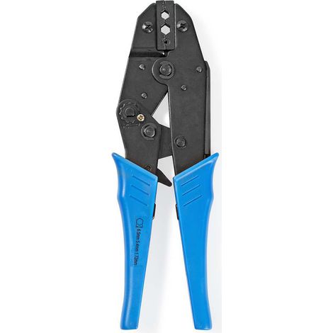 Nedis CRPI110BU Ergonomische Crimpzange Blau Schwarz (1/2)