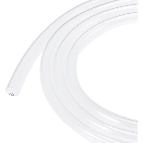Transparent PVC Plastic Vinyl Tube 10 mm ID 12 mm OD 1 Metre Flexible Hose for Water Tube Air Line (1/2)