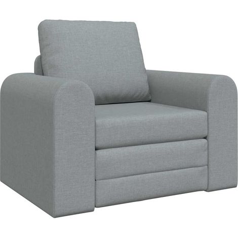 Canapé-lit，Canapé convertible Gris clair 98 x 71 x 83 cm tissu CFW82271 (1/5)
