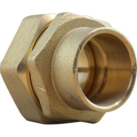 Raccord Union 3 pièces Femelle 340 CU - Cuivre Ø28 - Arcanaute