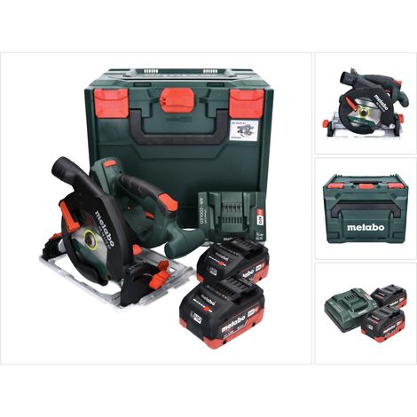 Metabo KS 18 LTX 57 Sierra circular sin cable 18 V 165 mm + 2x batería 8,0 Ah + cargador + metaBOX ( 601857810 ) (1/5)