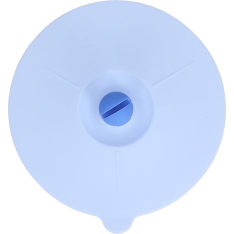 Hitzebeständiger und staubbeständiger Silikon-Becherdeckel, blau (1/5)