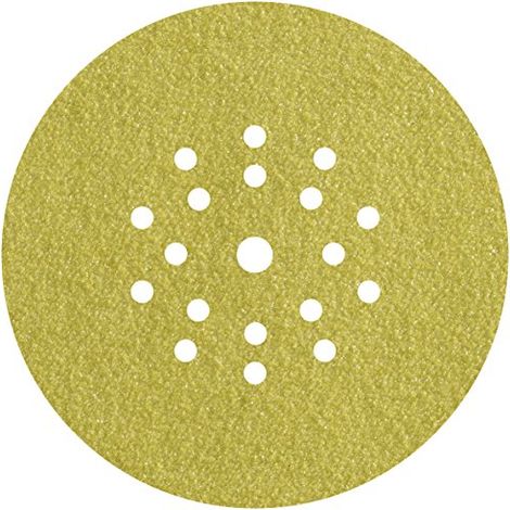 Wolfcraft Dischi abrasivi velcrati, corindone ø 225 mm, grana 180 - 5635000 (1/4)