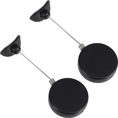 Lot de 8 cadenas télescopiques antivol pour moto, vélo et bagages, avec rétraction automatique. Sécurité optimale lors de vos déplacements en extérieur. (1/5)