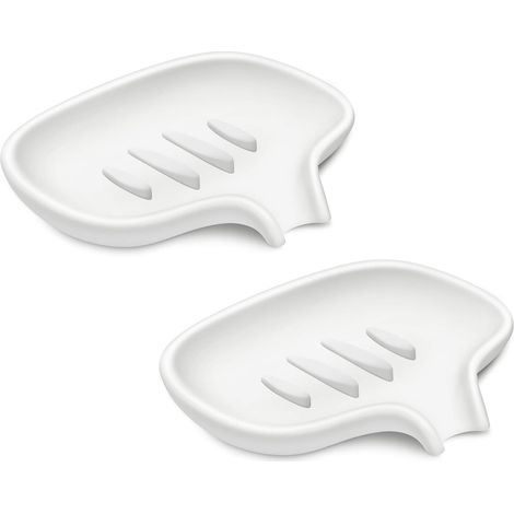 Bac de vidange de douche porte-savon en silicone (1/5)