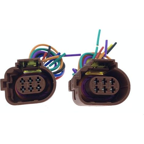 Compatible avec les connecteurs de vannes EGR JAC Shuailing et Isuzu connecteur de faisceau de câbles de vanne d'échappement JAC V7T6 Xingrui -- JB1990-6P