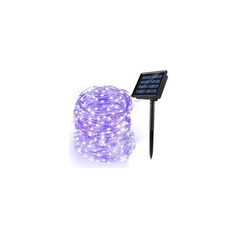 Guirnalda de luces solares para exteriores Crezuo, 200 LED, 22 m, 8 modos, resistente al agua IP65.