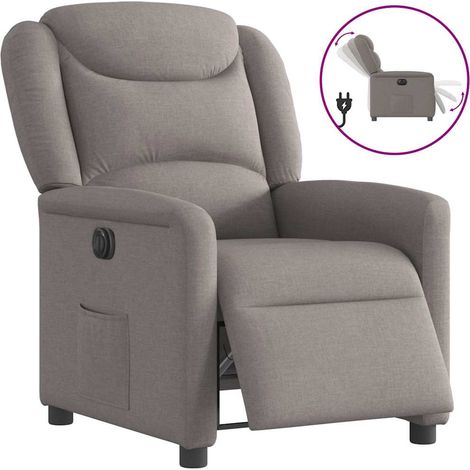 Relaxsessel Elektrisch Taupe Stoff (1/5)