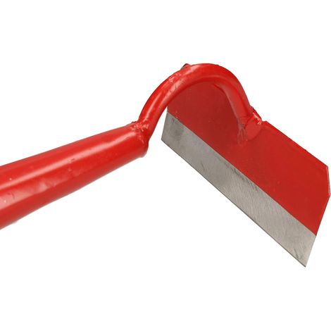 KOTARBAU Houe rectangulaire 140 x 55 mm avec manche 113 cm - Serpeuse à mauvaises herbes - Outil de jardinage pour transplantation, désherbage, entretien du jardin (1/5)