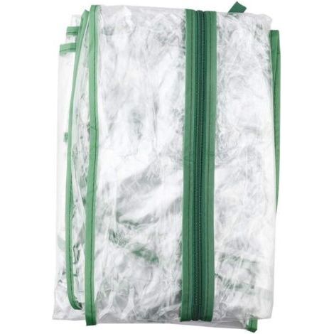 FENOPLASTICAHousse de rechange pour serre 3 étages en PVC transparent – Double fermeture éclair – Dimensions 69x49x126 cm – Accessoire pour mini serre (1/4)