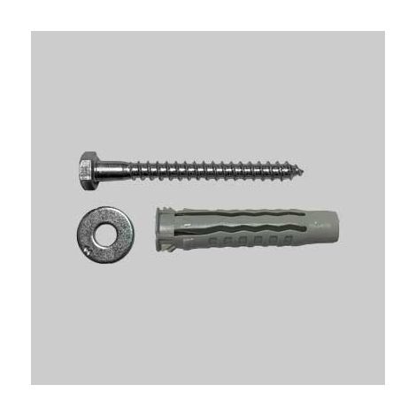 Tassello con vite e bordo ncv-te diametro 8x40 - vite 5x50 conf. da 100 pz