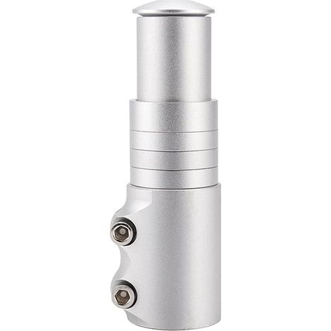 Extensor/elevador de manillar, adaptador de extensión para horquilla de bicicleta, repuestos y accesorios para bicicletas - plateado (1/4)