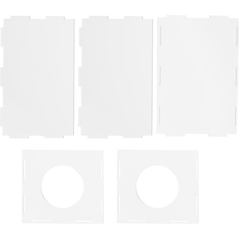 Boîte à poussière de meulage en acrylique fermée avec deux trous, boîte à poussière rectangulaire de bureau à haute transparence pour machine de polissage, adaptée à la gravure. (1/5)