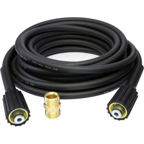 Tuyau d'extension de 10 m série K tuyau de nettoyeur haute pression connecteur M22 femelle à male (1/5)