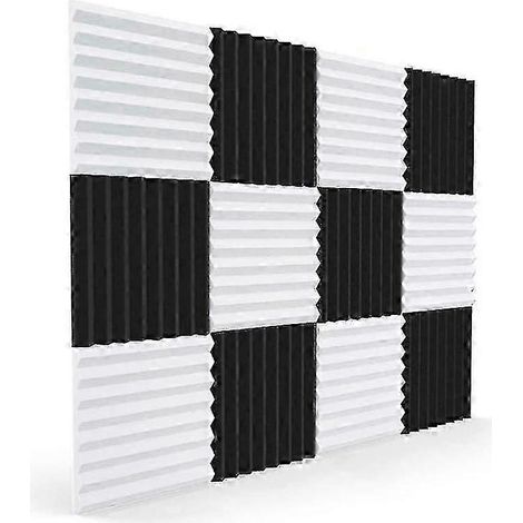 Lot de 12 panneaux en mousse acoustique, isolation phonique pour plafond de studio, home cinéma et salle de jeux (1/5)