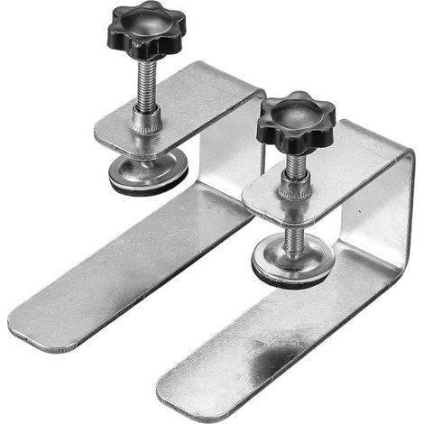 Lot De 2 Serre Joints en C pour Façade De Tiroir, pour Le Travail du Bois, Utilisables Outils D'installation De Portes D'armoires. (1/5)