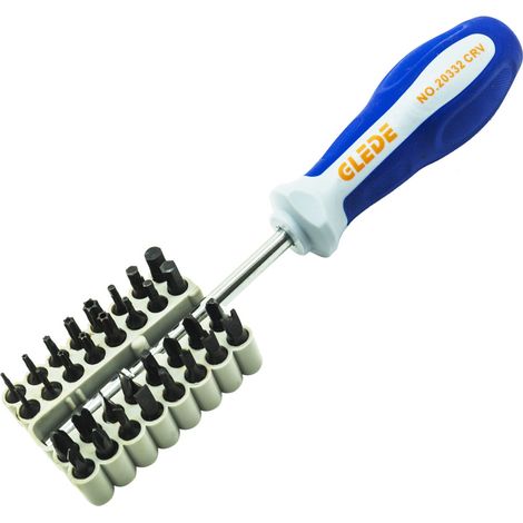 TrAdE Shop Traesio - Set 32 In 1 Cacciavite Punte Intercambiabili 32 Pz Cellulari Orologi Pc - (1/2)