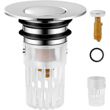 Filtre de bonde escamotable pour lavabo de salle de bain (1/5)