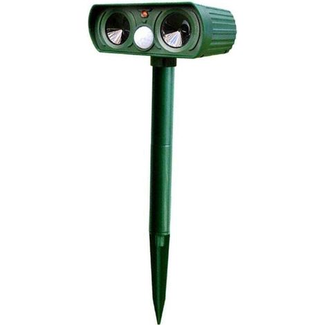 Répulsif solaire à ultrasons pour animaux de compagnie Pour jardin, chien, chat Avec capteur PIR (1/4)