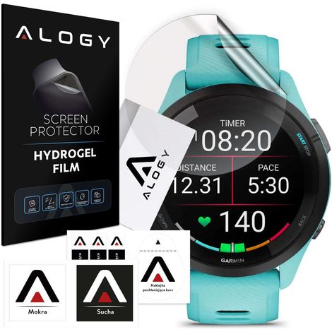 Pellicola protettiva in idrogel Alogy per smartwatch Garmin Forerunner 265 (1/5)
