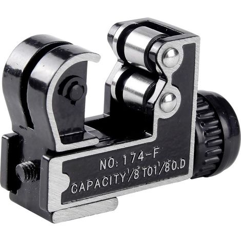 Coupe-tube réglable de 3 à 28 mm avec corps en alliage d'aluminium, mini outil de coupe de tuyaux en cuivre pour plomberie (1/5)
