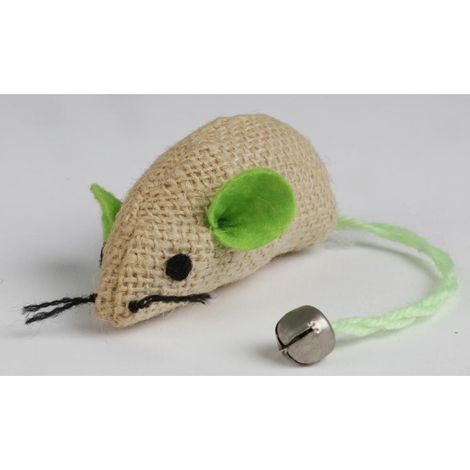 12x Katzenspielzeug Catnip Sisal Mäuse Maus Haustiere Spielzeug Ball Glocke (1/3)