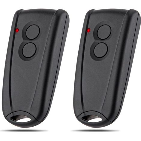 Télécommande de porte de garage, télécommande de porte de volet roulant sans fil à 2 boutons 433MHZ, compatible avec Ecostar RSC2-433, télécommande de porte RSE2-433, paquet de 2