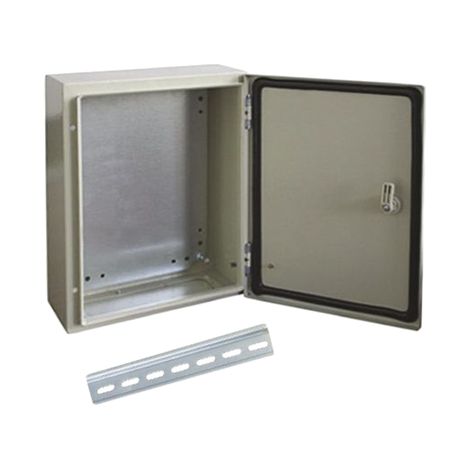 Coffret mural RS PRO en Acier Gris dim. ext. 400 x 600 x 210mm, IP66 ( Prix pour 1 Kit )