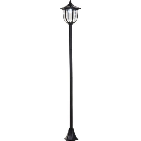 Lampadaire LED solaire extérieur BELINDA noir (1/5)