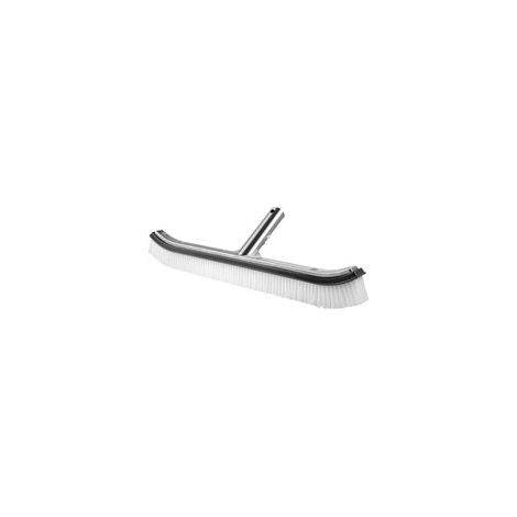 Piscine Tête de Brosse Piscine Tête de Brosse Premium 18 Pouces en Aluminium Brosse de Nettoyage pour Piscine, Spa, Baignoires, Murs, Carrelage, Planchers (Gris) (1/5)