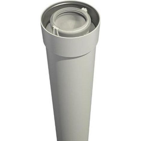 Ubbink Ubi Fit PP prolongement concentrique T120 ø60/100 L=500mm blanc