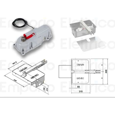 faac kit automatisation 230v 770n portes battantes 868MHz power kit start 106744 (1/3)